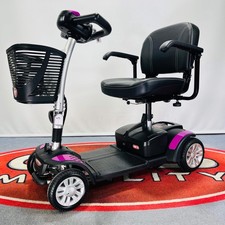 2024 Ex Display Li-Tech Spectrum Lightweight Portable Mobility Scooter Pink