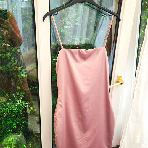 Topshop pink satin ruched - topshop,