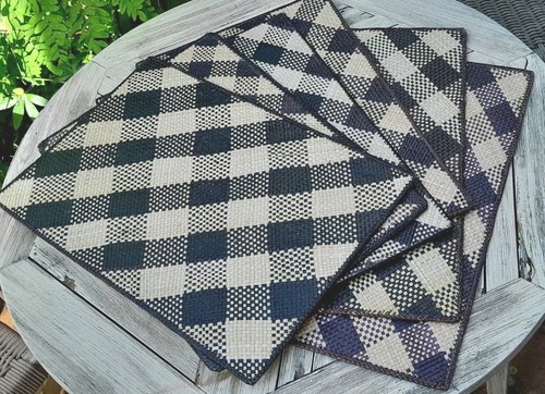 Set large woven - of, 6
