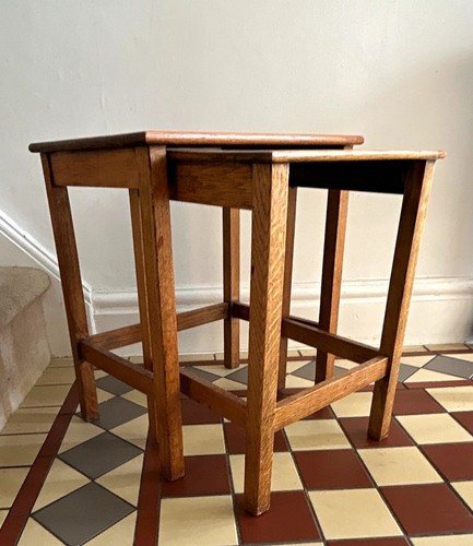 Wooden nesting tables - tables, of