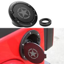 for Jeep Wrangler 2007-2017 JK Gas Cap Fuel Filler Door Cover Sahala Unlimited