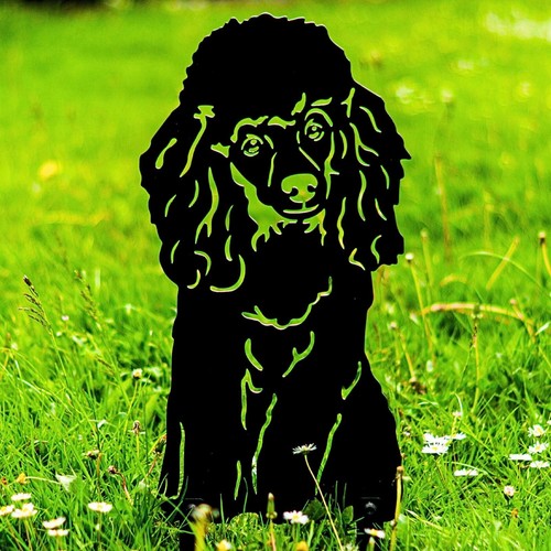 Poodle garden ornaments statue - poodle,