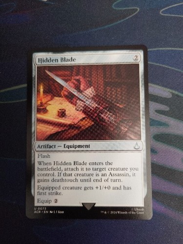 Mtg hidden blade assassin s - mtg,