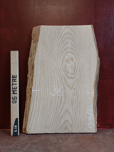 Ash board 63x36 - ash, waney