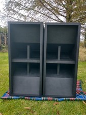 Kick bins front loaded bandpass horn bass cabinets UNLOADED