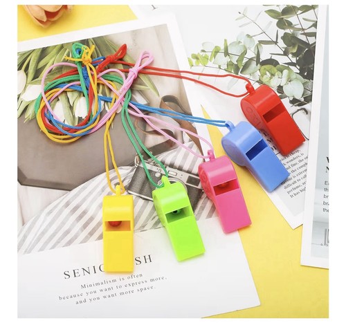 Pack loud whistles with - loud,