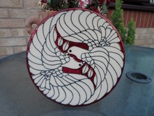 SALLY TUFFIN -DENNIS CHINAWORKS - DOVES  PATTERN PLATE- #9 . 2006