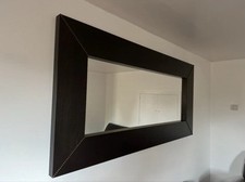 IKEA Large Black Wood Floor Or Wall Mirror