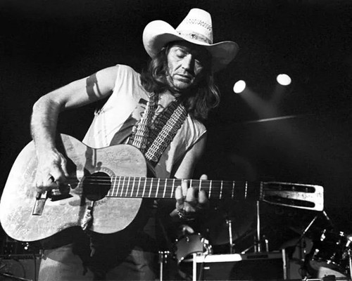 Young willie nelson playing - willie,