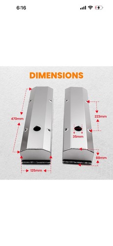 Aluminum cam rocker cover - aluminum,