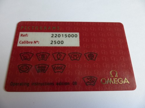 Omega pictogram card - pictogram,