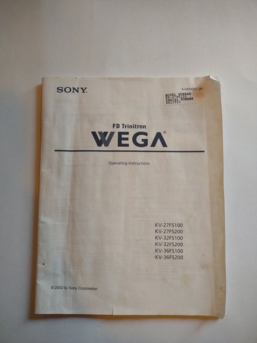 Sony wega trinitron - sony,