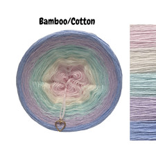 Bamboo/Cotton Yarn: 50/50 mix