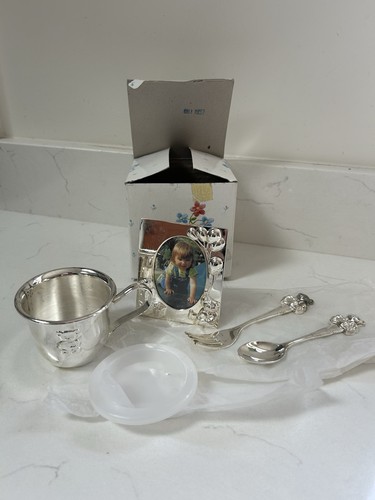 1997 silver played baby set - 1997,