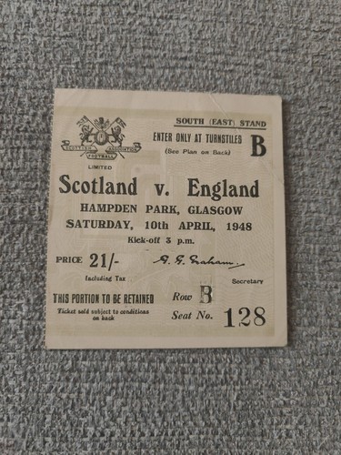 Scotland england 1948 - v,