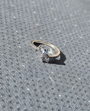 Sterling Silver Heart Twister