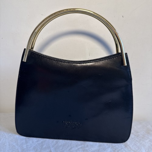 Jane shilton black leather bag - leather,