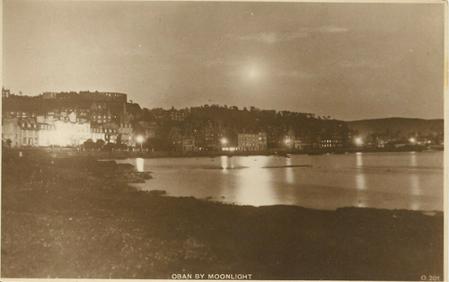 Oban moonlight real - by,