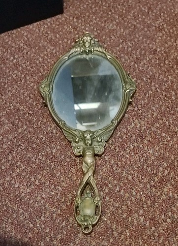 Antique art nouveau brass hand - nouveau,