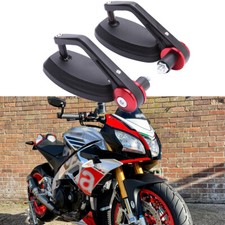 Motorcycle 7/8" Bar End Rearview Oval Mirrors For Aprilia Tuono 1000 1100 V4