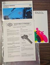 Harley NOS 1982 Owners Manual
