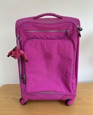 Kipling Youri Spin 55 Trolley Wheeled Hand Luggage Cabin Size Pink  Suitcase