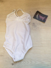 plume dance wear white strappy