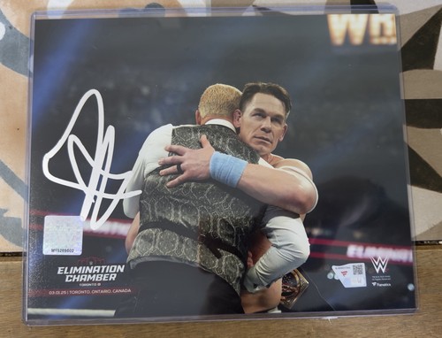 Wwe goat john cena signed - goat,