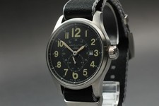 [Near MINT]  HAMILTON KHAKI H706550 44mm Black Dial Date Automatic Men's Watch