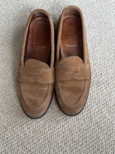 Alden Unlined Snuff Suede Penny Loafer  Size US 8 UK 7 EU 41 B/D