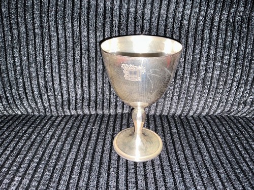 Silver goblet some marks under - goblet,