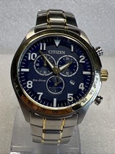 Citizen Men’s Eco Drive Stainless Steel Bracelet Watch. AT2414-51L.