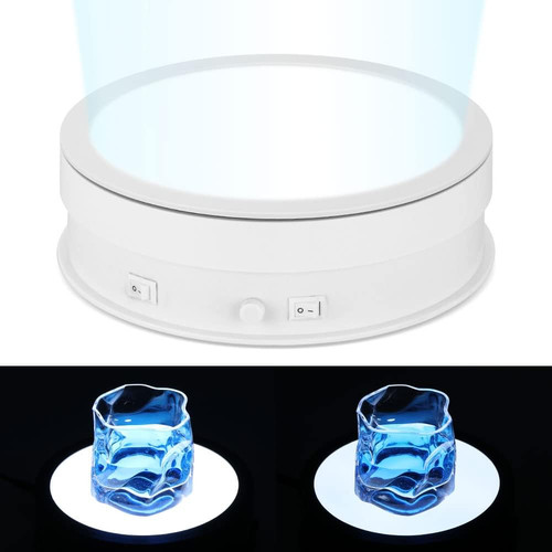 Led rotating display stand - led,