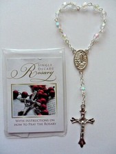 Single decade rosary beads