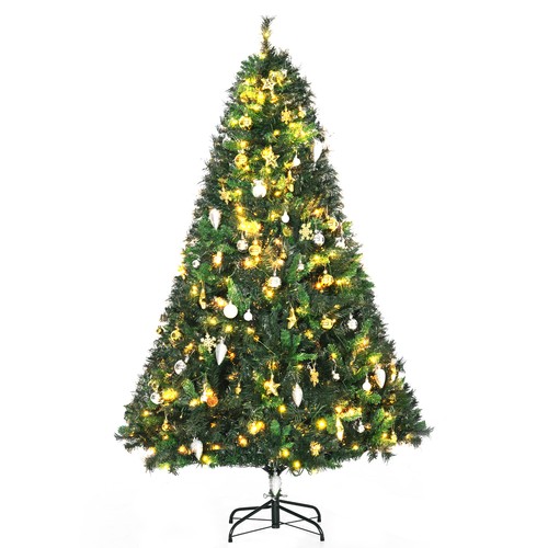 Homcom 6ft pre - homcom, pre-lit