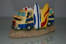 Aquarium Old Surfers Camper Van Decoration 19x8x11 cms Suitable for Aquariums 