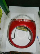NOSE FAIRING ,UNIVERSAL ,RED COLOUR, 6 1/2inches diameter across hole ,new .