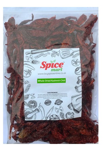 Kashmiri chilli dried whole - kashmiri,