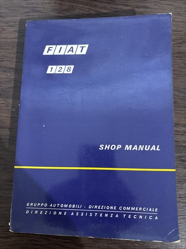 Original fiat 128 shop - 128, manual