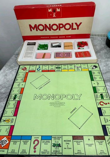 Vintage waddingtons monopoly - vintage,