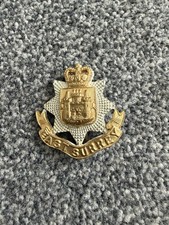 East surrey regiment cap badge - east,
