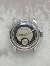 A Rare Vintage Eterna Calibre 520 "Tre Tacche" Stainless Steel Case Watch