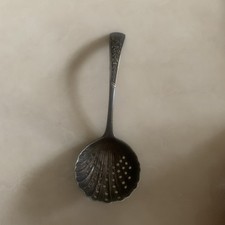 VINTAGE PIERCED EPNS SUGAR