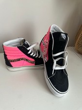 Vans SK8 Hi Black Pink Leopard