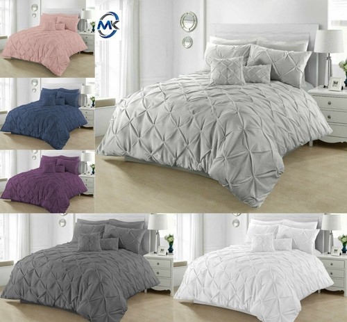 Pintuck duvet set - 100%, soft