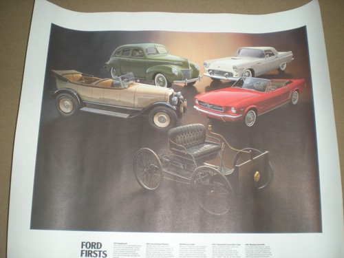 Ford dealer poster quadracycle - ford,