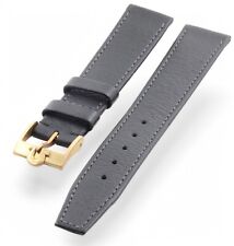 16mm Genuine OMEGA Black Vintage Calf Leather Watch Strap Band and Buckle