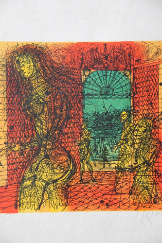 Jean carzou lithograph - jean,