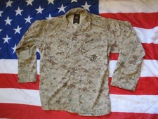 Genuine issue US MARINES USMC MARPAT DESERT marine SHIRT JACKET BLOUSE MCCUU