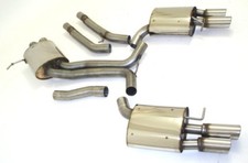 FMS 70mm Duplex Sport Exhaust System Audi S5 B8 Coupe Quattro 4.2L V8 Stainless